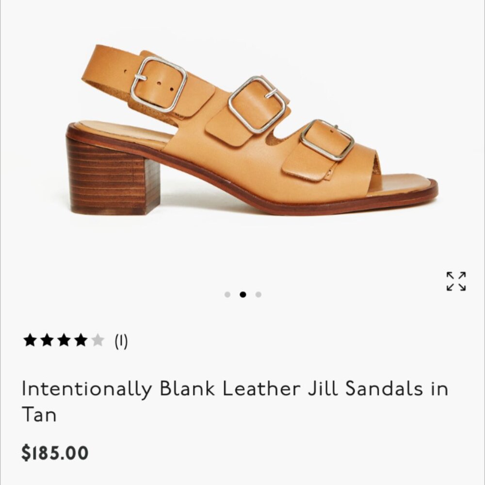 Intentionally Blank Jill Heeled Sandal (40)